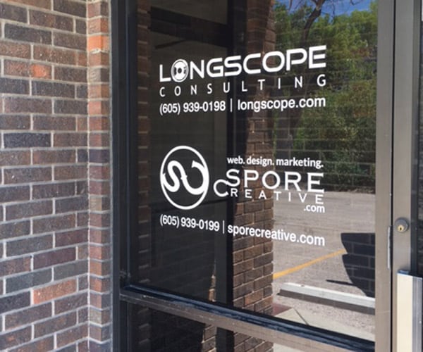 Longscope Consulting Vinyl Sign Lettering
